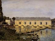 Alfred Sisley The Machine at Marly Spain oil painting artist